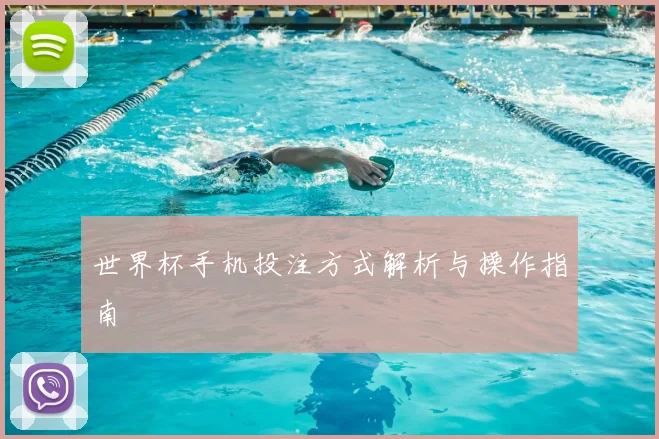 世界杯手机投注方式解析与操作指南